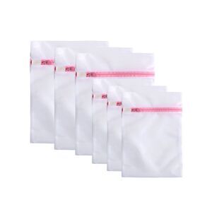 Traveling Washing  Bags Socks Underwear Clothes Net Mesh Bag Set (Pink)